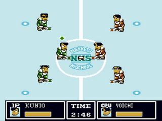 Go-Go! Nekketsu Hockey Club Slip-and-Slide Madness (Double Dragon & Kunio-Kun Retro Brawler Bundle)